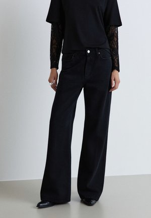 Calliope, JEAN TINTA UNITA - Jeans baggy - nero denim