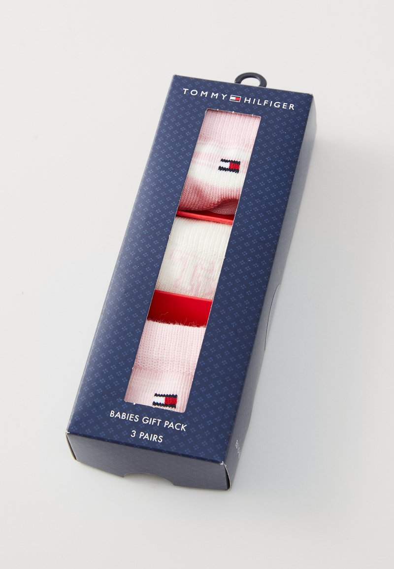 Tommy Hilfiger BABY SOCK GIFTBOX 3PACK Chaussettes pink/rose