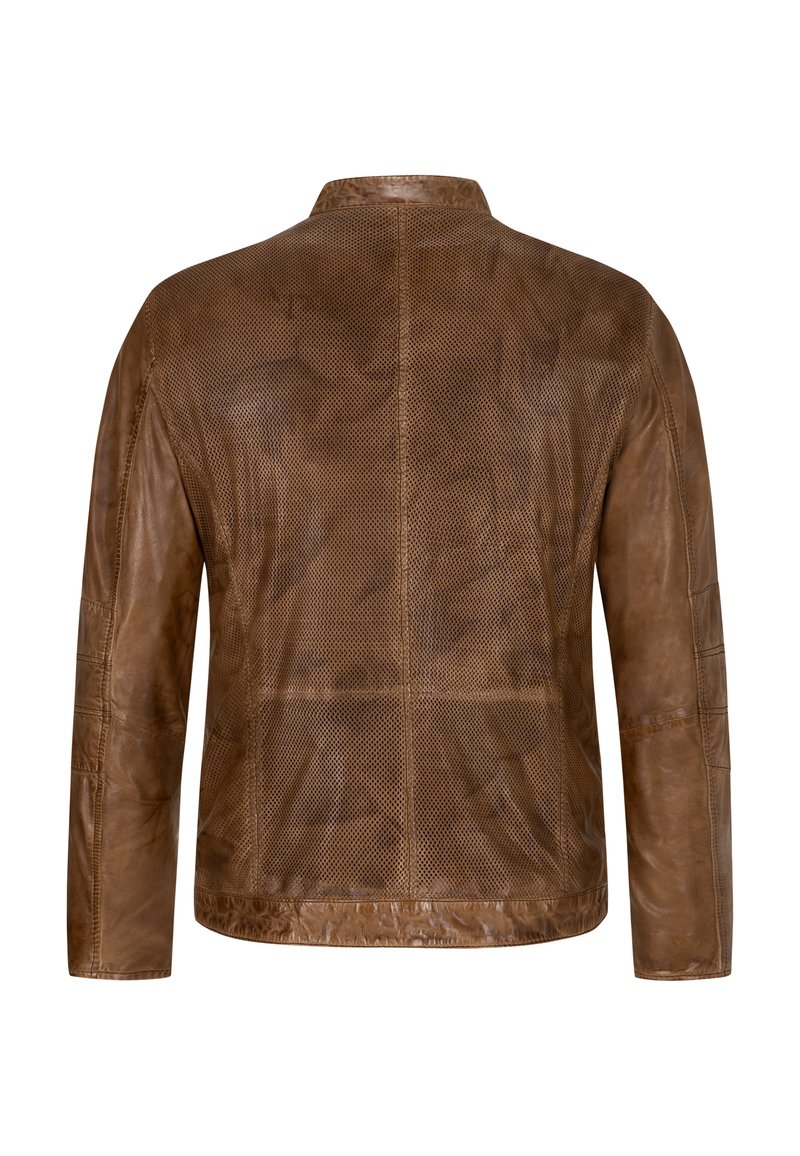 Herren Leichte Jacken | Milestone MILESTONE MS MIAMI Lederjacke cognac - QT70032 Herren Leichte Jacken | Milestone MILESTONE MS MIAMI Lederjacke cognac - QT70032