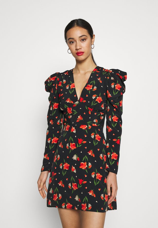 TULIP RUCH WAIST MINI - Freizeitkleid - multi-coloured