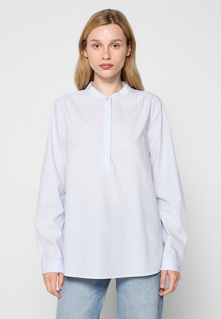 Ecoalf Overhemdblouse blauw Ecoalf Overhemdblouse blauw