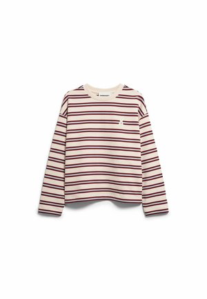 ARMEDANGELS, ARMEDANGELS - Longsleeve - undyed-velvet red-soft blue