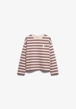 ARMEDANGELS, ARMEDANGELS - Longsleeve - undyed-velvet red-soft blue