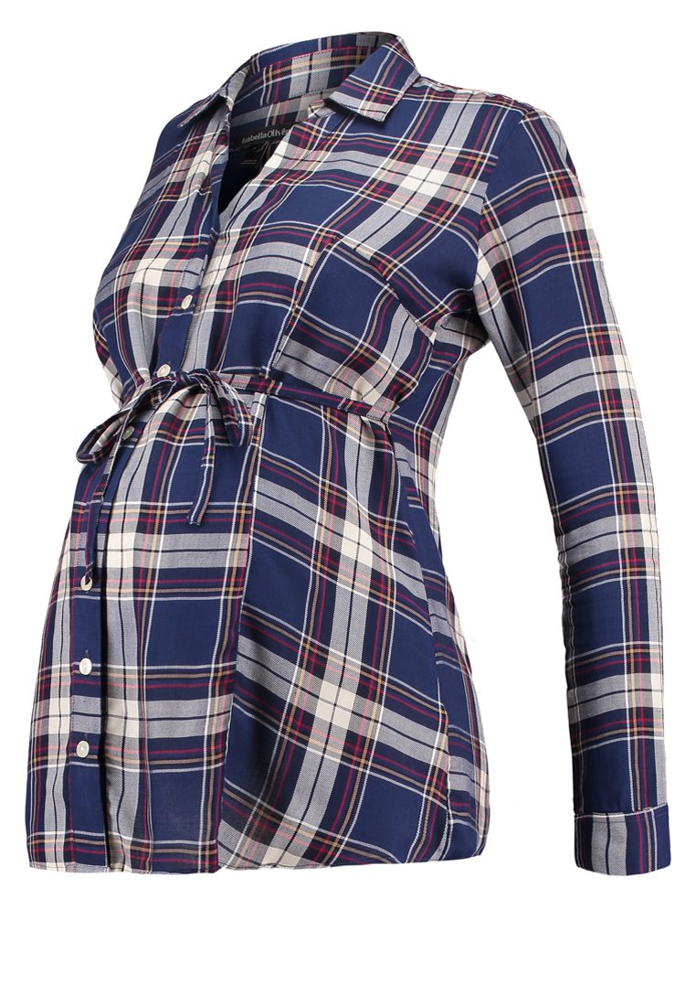Isabella Oliver Overhemdblouse donkerblauw