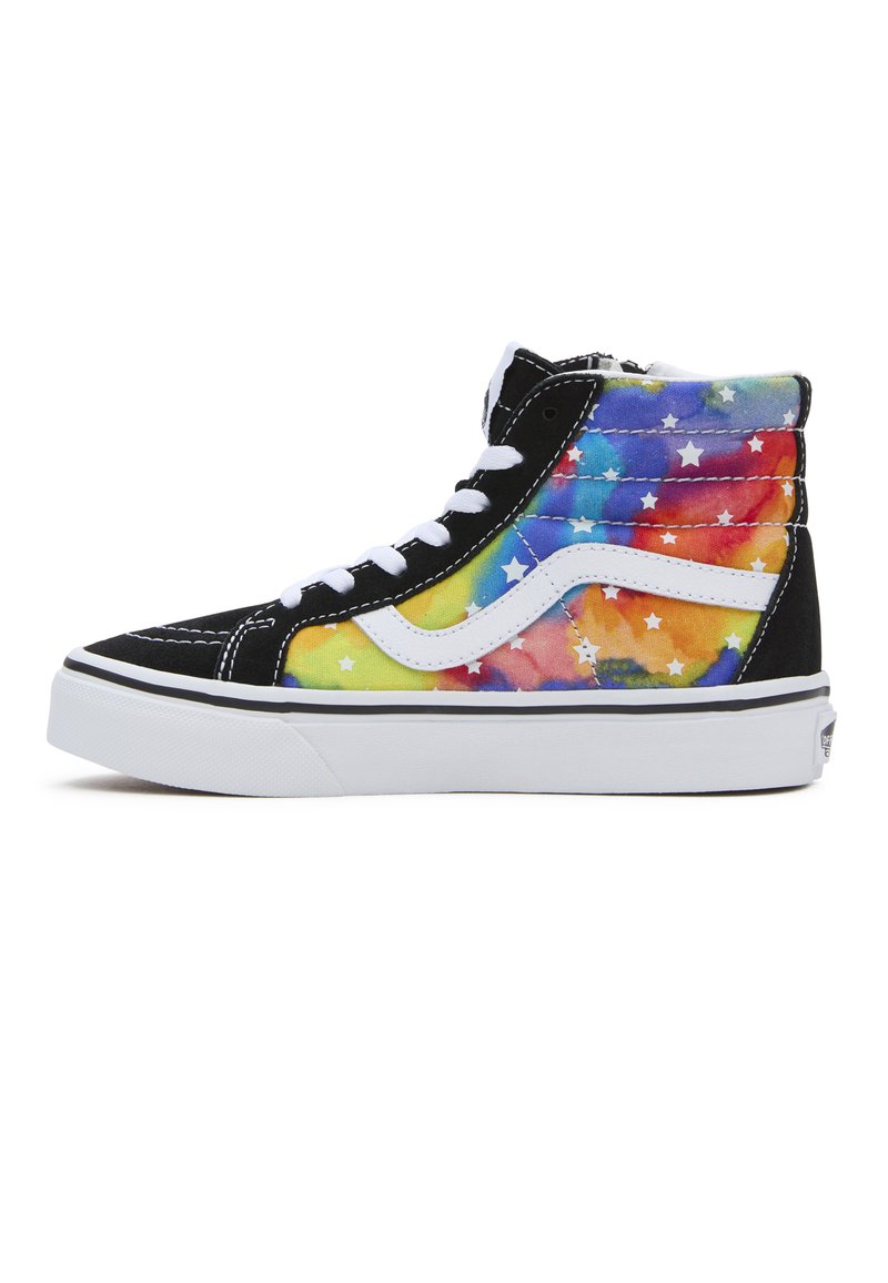 Vans SK8-HI REISSUE SIDE ZIP - Sneaker high - rainbow galaxy black ...