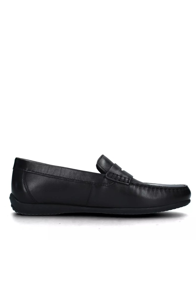 Mocassins Geox Homme Ascanio - Cuir Souple Avec Semelle Respirante - Confort Maxi Au Quotidien