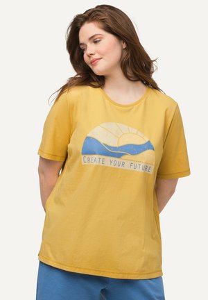 T-shirt print - yellow