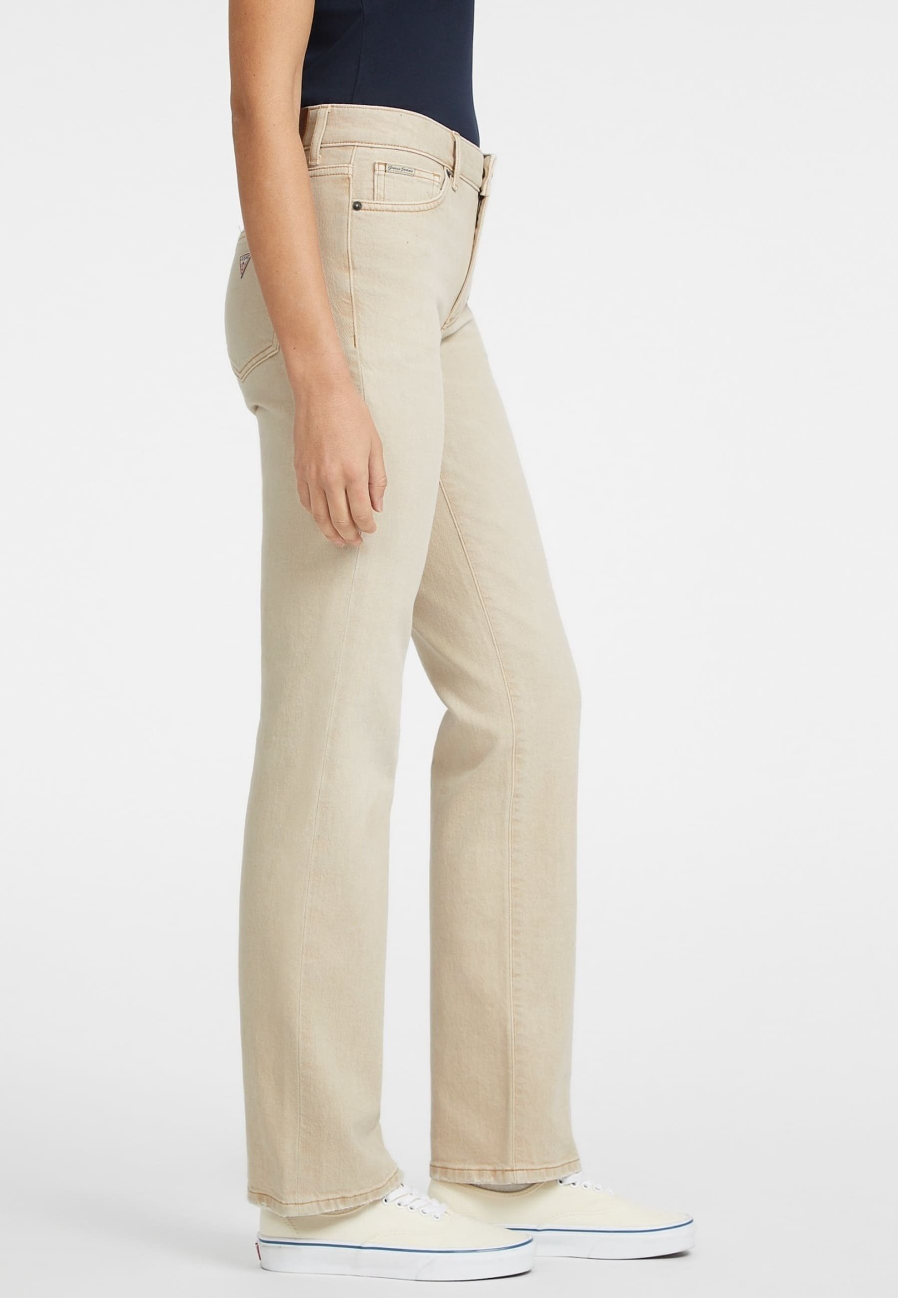 Guess Jeans Straight leg jeans - beige - Zalando.co.uk