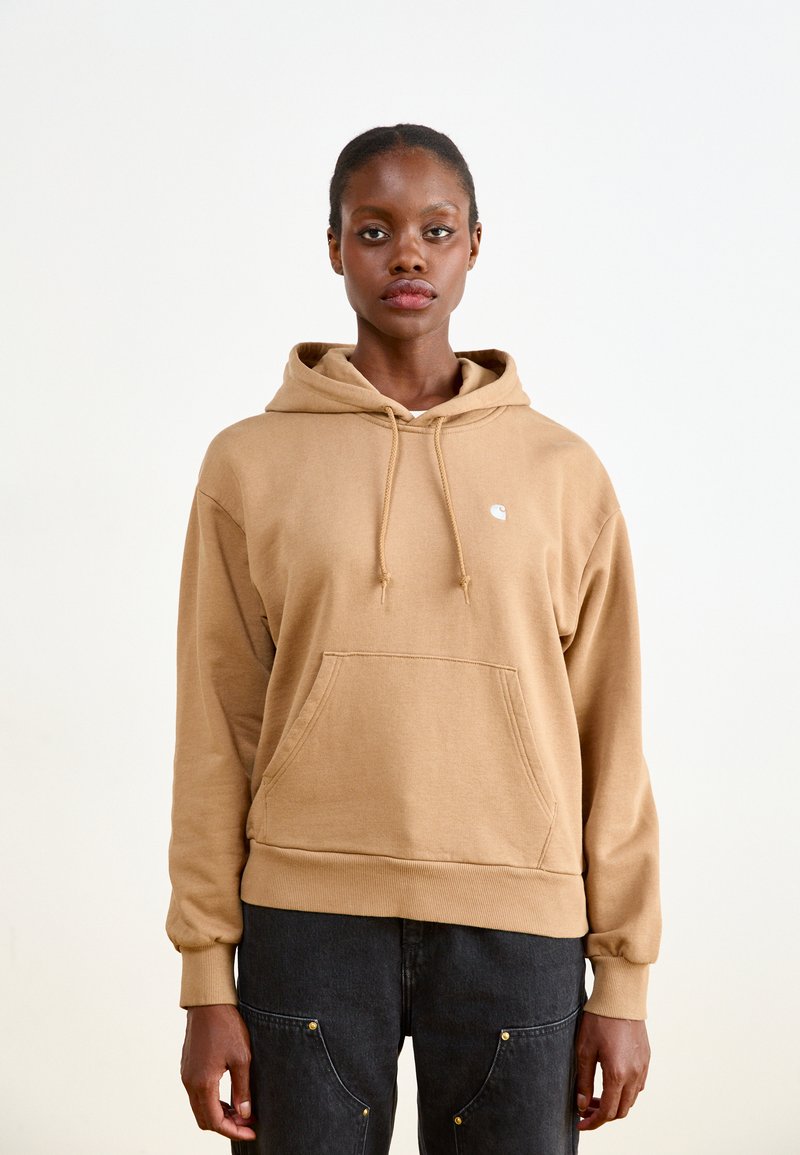 Carhartt WIP HOODED CASEY - Mikina s kapucňou - peanut/silver