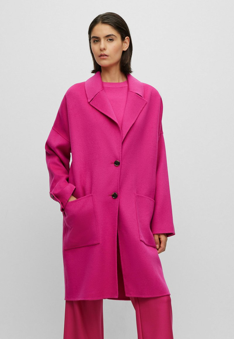 BOSS CATTINA - Klassischer Mantel - pink fourteen/pink - Zalando.at
