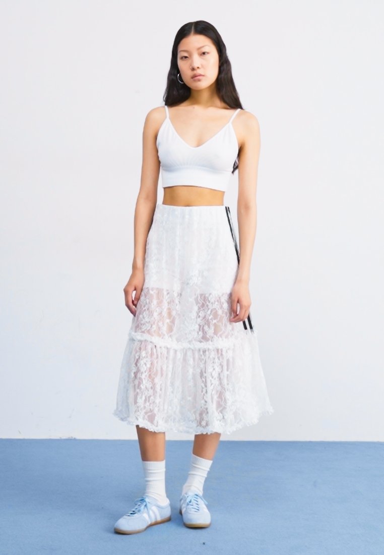 adidas W LACE SKIRT(SC SUMMER) WHITE 国内発送 adidas Lace Skirt | Nordstrom
