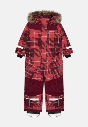 Didriksons POLARBJÖRNEN UNISEX - Schneeanzug - termos rusty wine