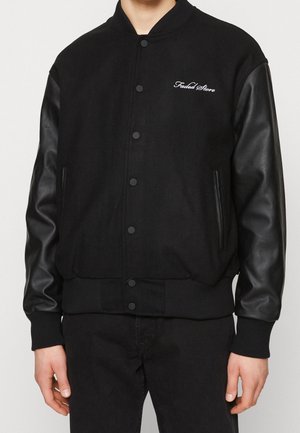 Kunstlederjacke - black