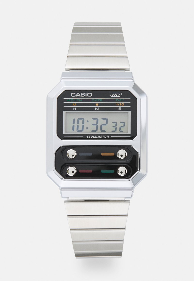Casio F100 REVIVAL UNISEX - Reloj digital - silver-coloured