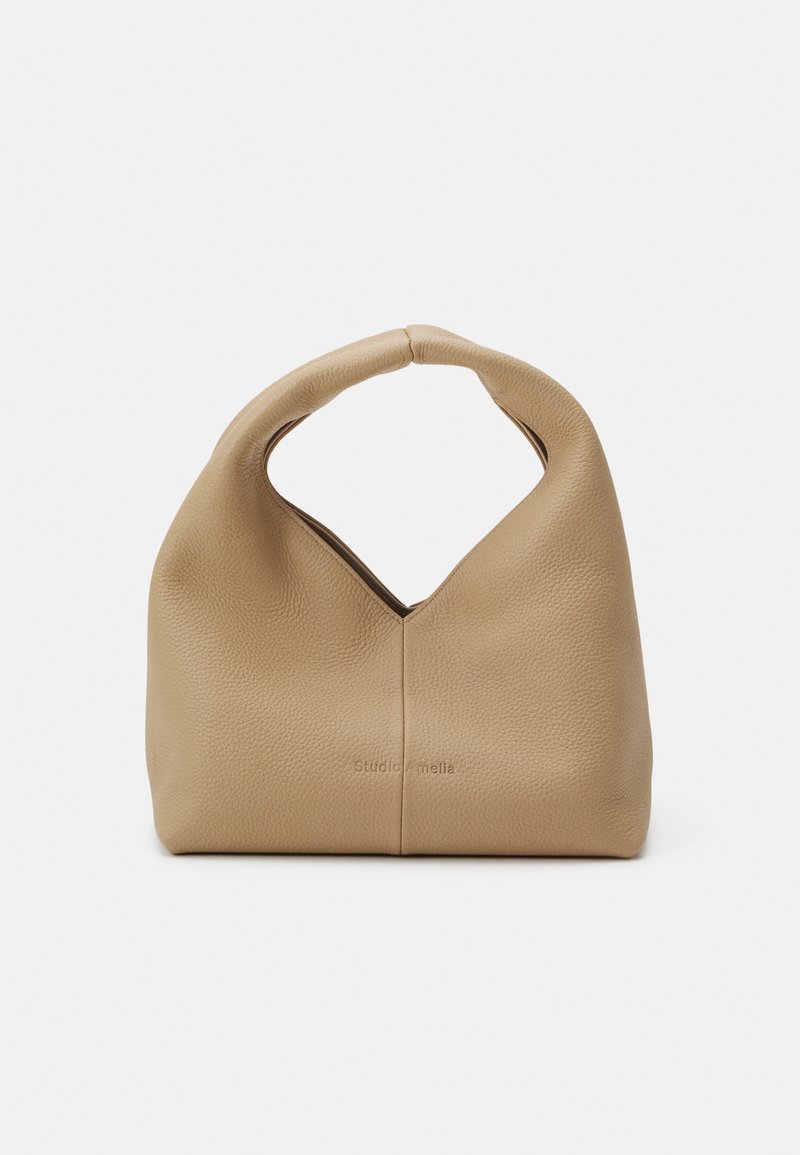 Studio Amelia - DIAMOND SHOULDER BAG - Kézitáska - beige, Nagyítás