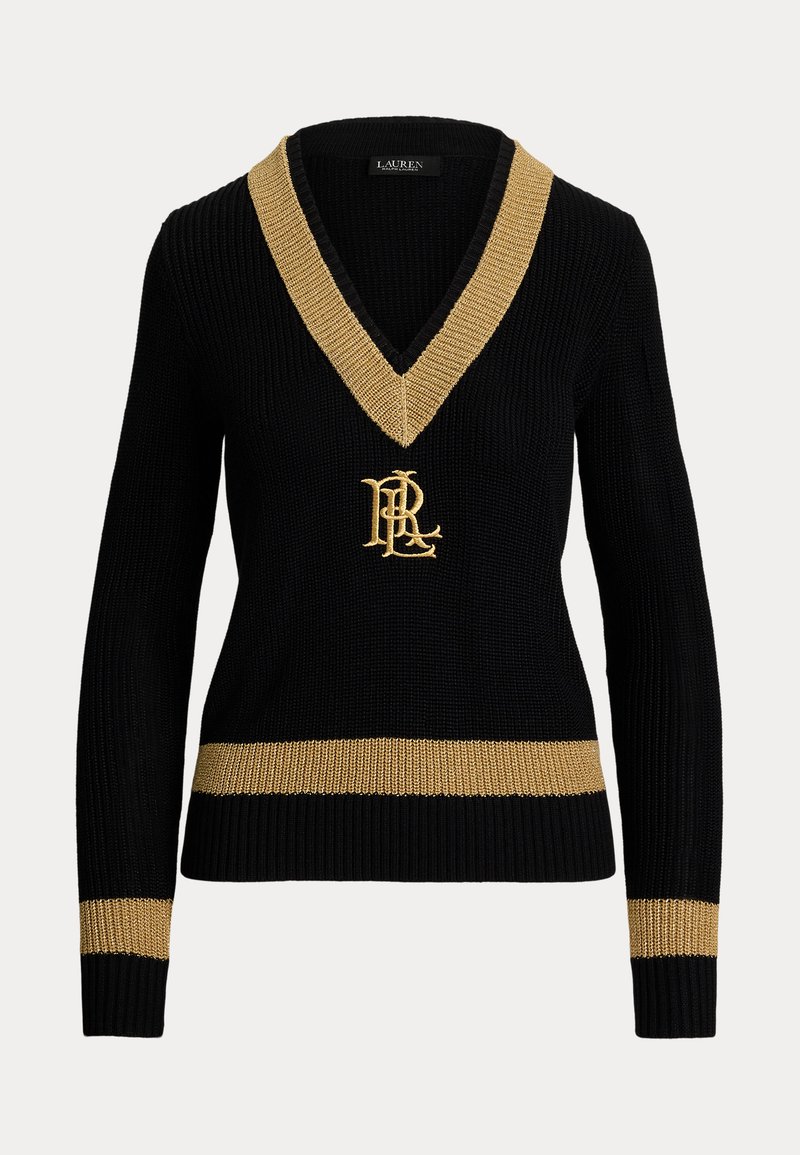 Lauren Ralph Lauren MEREN METALLIC TRIM CRICKET SWEATER - Jumper ...