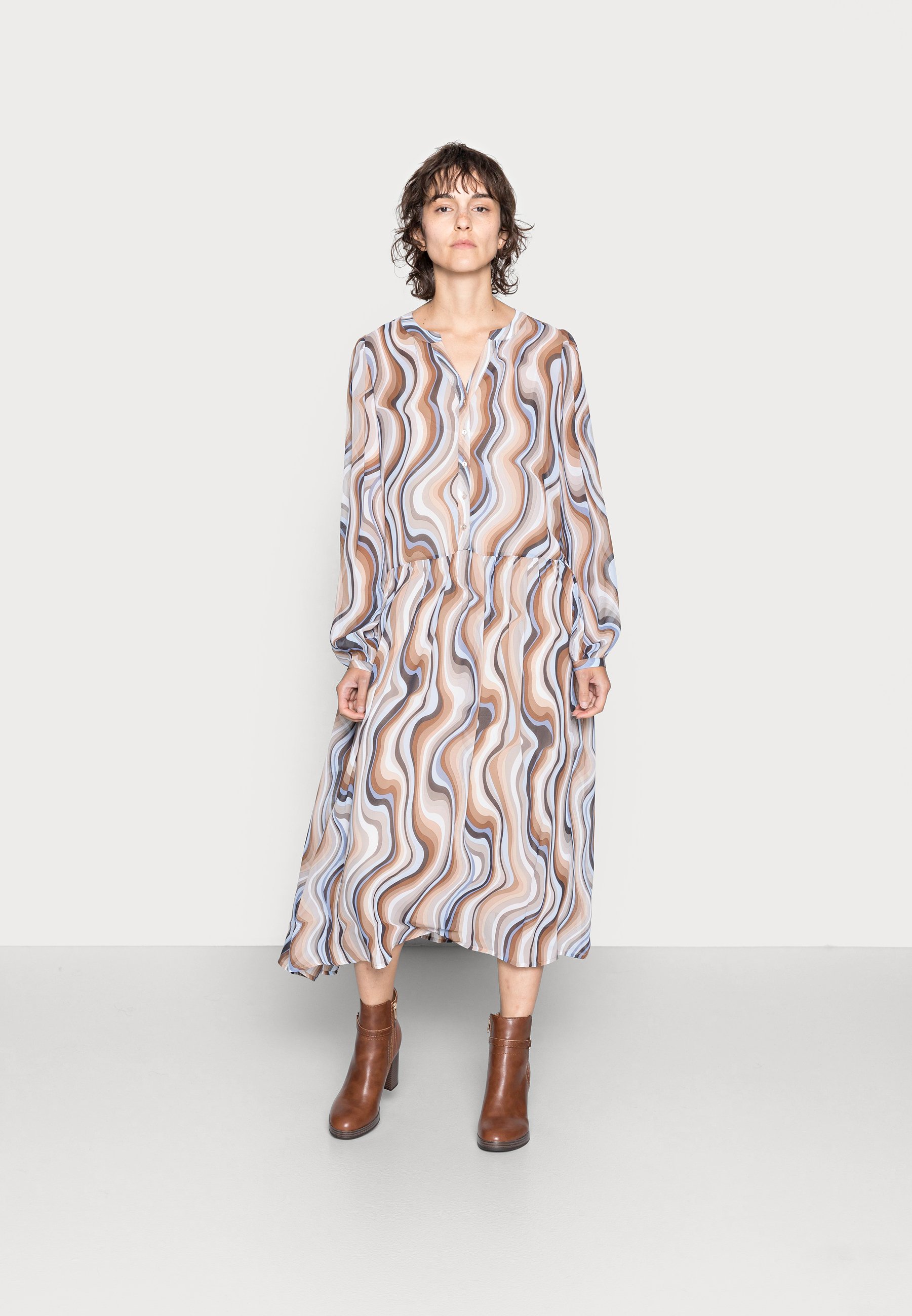 Soyaconcept SC-BERRA 2 - Day dress - cashmere blue combi/blue - Zalando.ie