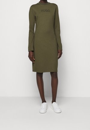 Robe fourreau - khaki