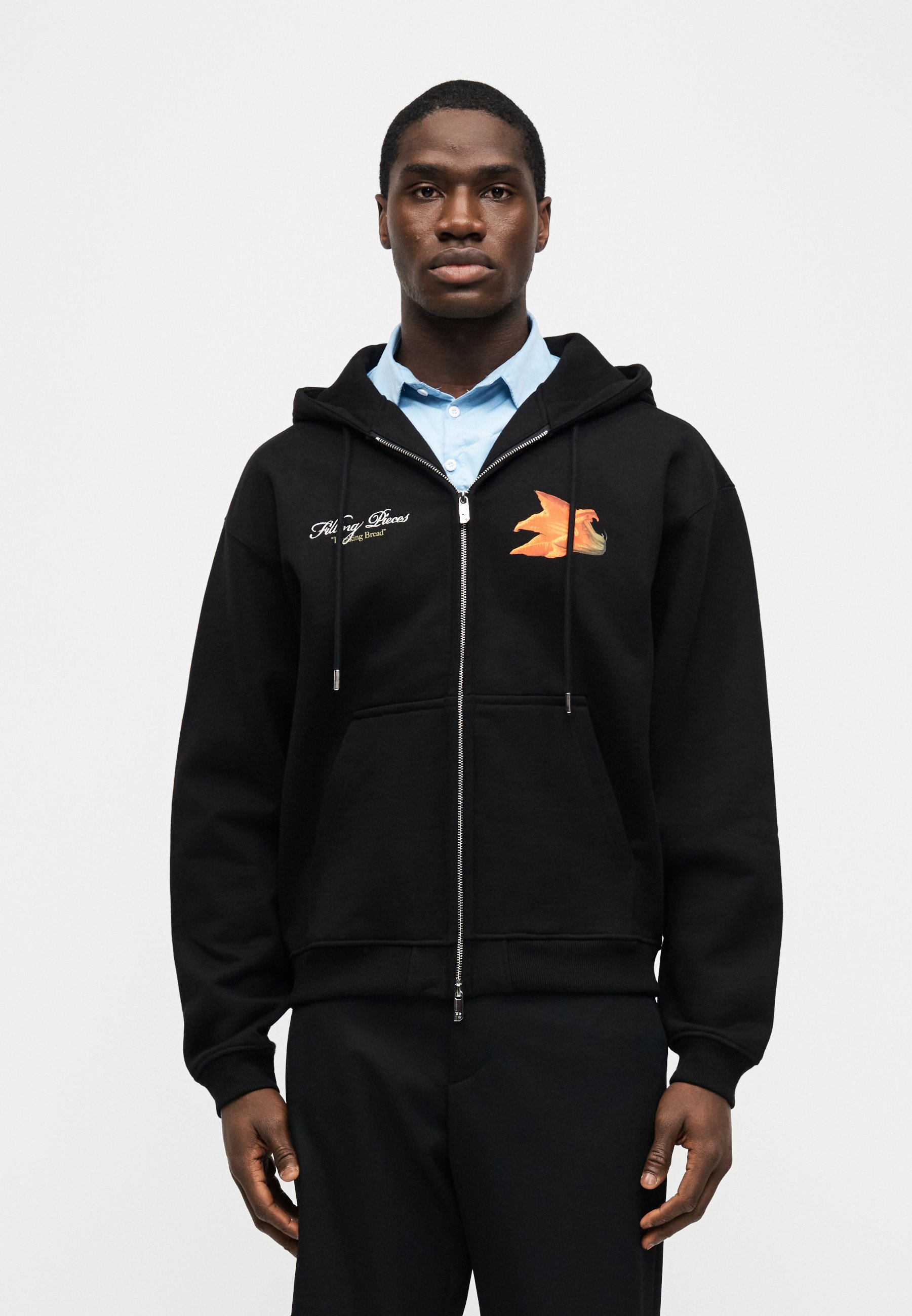 MM6 Maison Margiela JACKET - Zip-up sweatshirt - black - Zalando