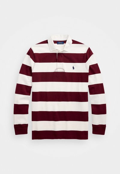Polo Ralph Lauren THE ICONIC RUGBY SHIRT - Polo shirt - classic wine/trophy cream