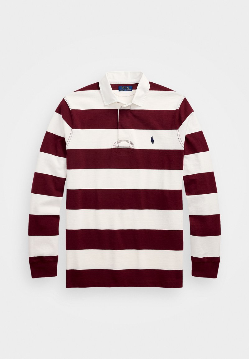 Polo Ralph Lauren THE ICONIC RUGBY SHIRT - Pólóing - classic wine/trophy cream