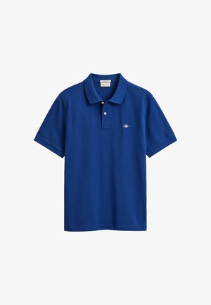 GANT, REG SHIELD SS PIQUE POLO - Polo - crisp blue