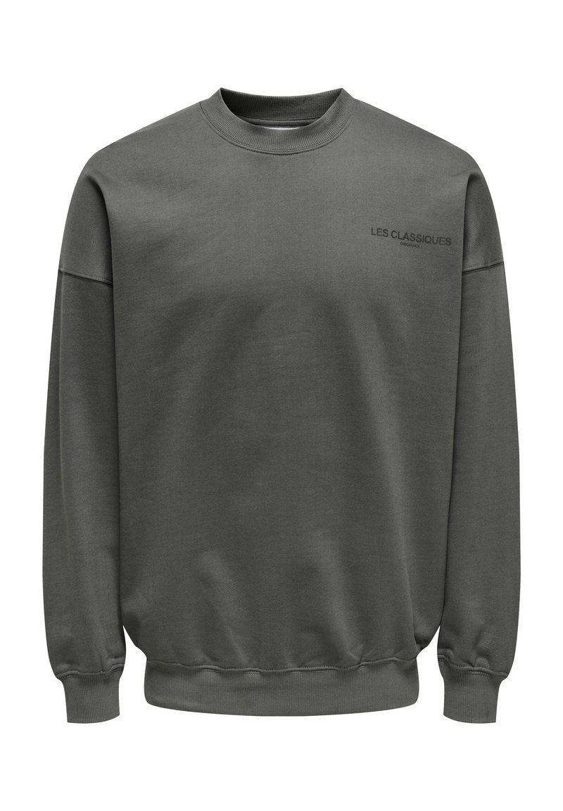 Only & Sons Sweatshirt - dunkelgrau