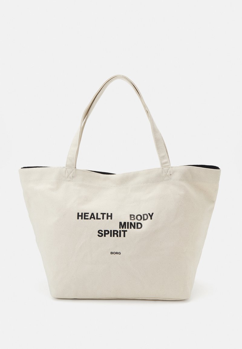 Björn Borg TOTE UNISEX - Shopping bag - egret