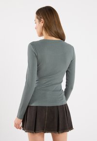 Even&Odd Long sleeved top - balsam green