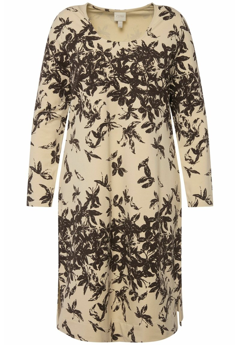 Ulla Popken Jurk zandkleur Ulla Popken Jurk zandkleur