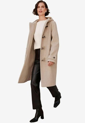 Love & Roses HOODED DUFFLE - Klasický kabát - camel