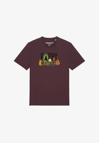 Niet geselecteerd, red brown