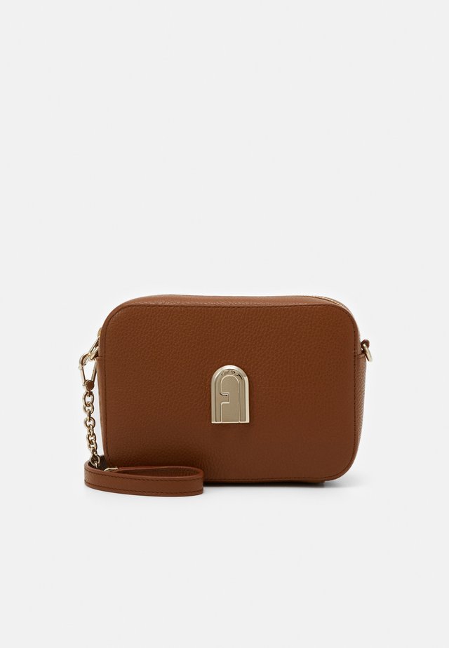 SLEEK MINI CAMERA CASE - Schoudertas - cognac