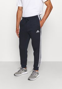 adidas Performance ESSENTIALS 3STRIPES - Trainingsbroek - legend ink/white
