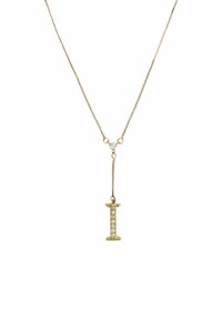 Be Sunset INITIAL ALPHABET LETTER I  - Kaelakee - gold coloured