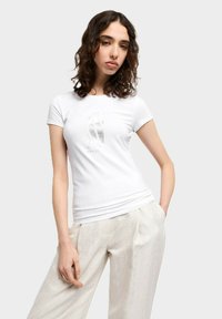 T-shirt con stampa - bianco