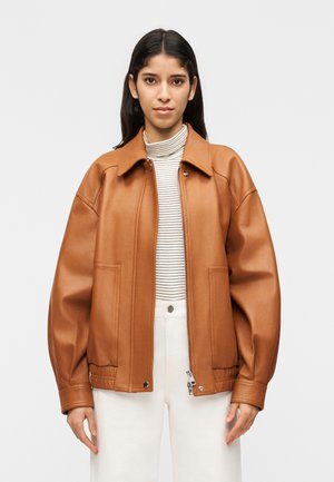 Jachetă piele - brown