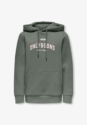 OSJCERES VINTAGE PRINT HOOD - Džemperis su gobtuvu - castor gray print:ageless