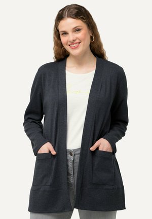 Ulla Popken OPEN SHAPE LONG SLEEVE - Cardigan - navy blue