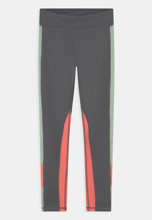ONPFELONE GIRLS - Leggings - dark shadow/frosty green/spiced coral