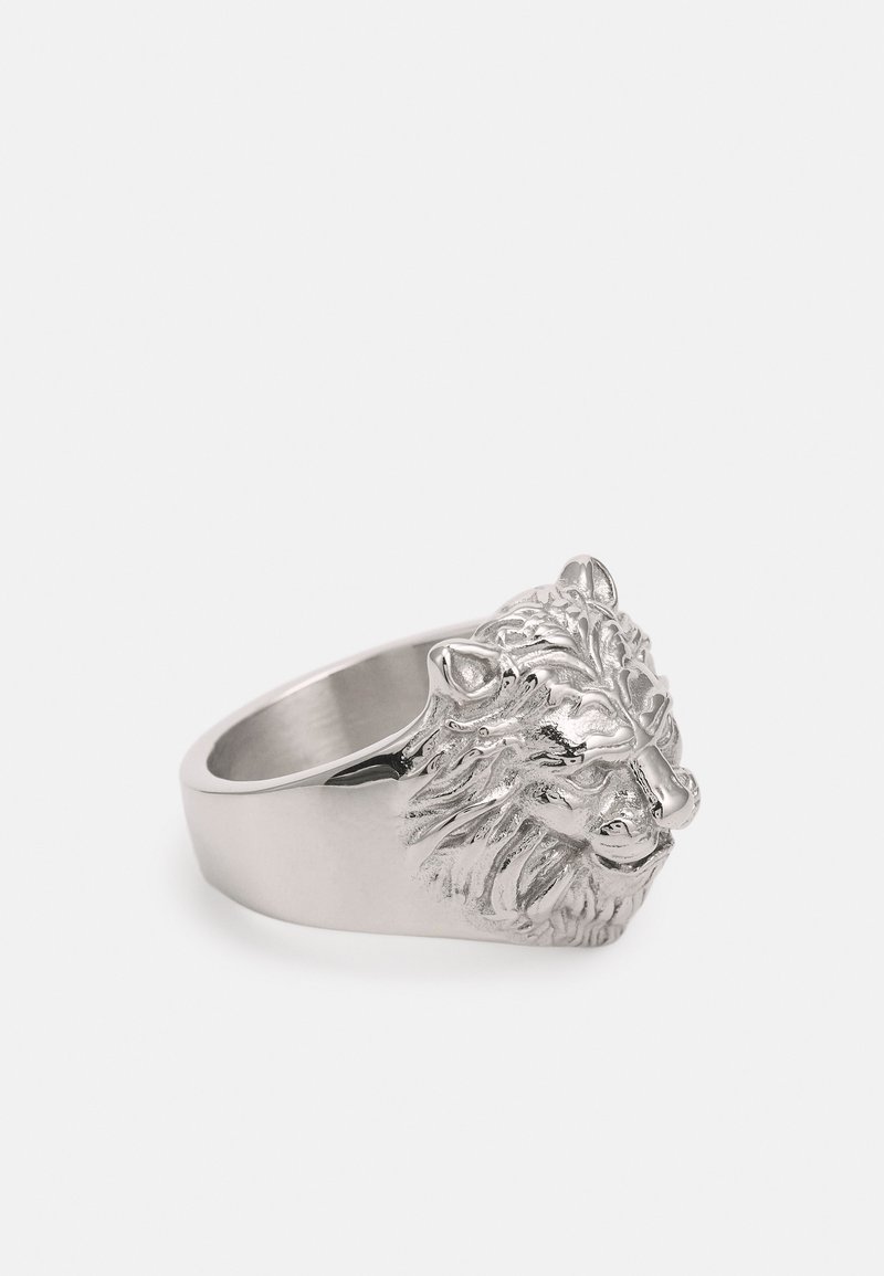 Guess LION HEAD Bague silver-coloured/argenté