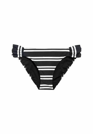 HIGH LEG STANDARD - Donji dijelovi bikinija - black white stripe