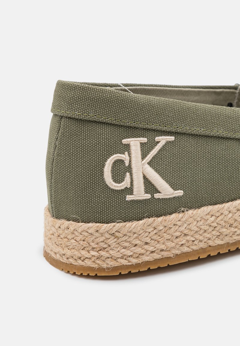 Klein Jeans Alpargatas - burnt olive/verde - Zalando.es