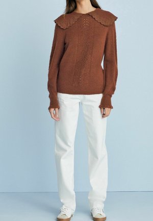 Next, Pullover - dark brown