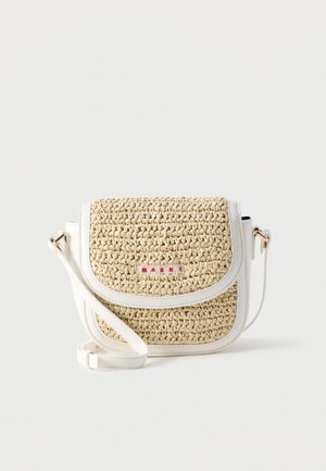 EFFECT SMILE UNISEX - Geantă crossbody - white