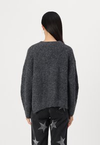 ONLY ONLMOON LIFE SLIT - Vesta - dark grey
