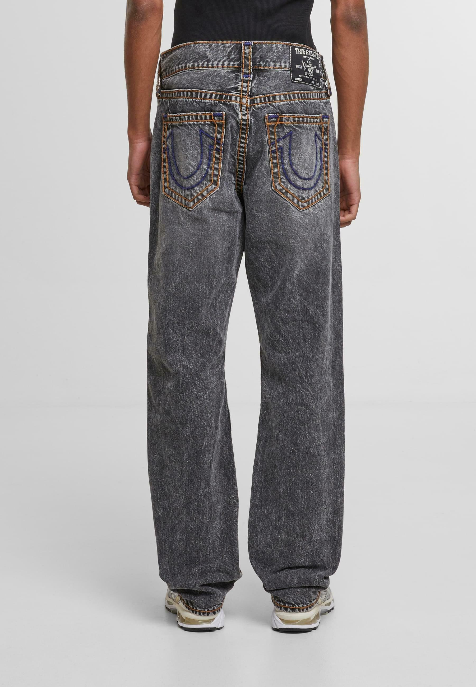 True Religion RICKY SUPER T NO FLAP - Relaxed fit jeans - black