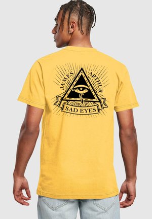 Merchcode Print T-shirt - taxi yellow