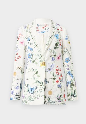 Alice + Olivia, BREANN LONG FITTED - Blejzer - twisting vines/off white