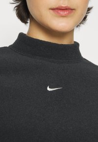 Nike Sportswear COZY FLEECE CROP - Φλις πουλόβερ - black/sail